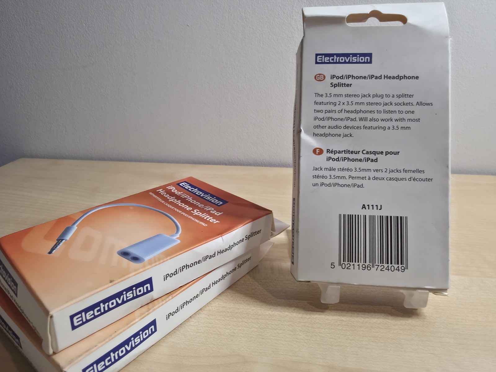 Headphone Mic Audio Splitter Cable Adapter For iPhone, iPad, Laptops Mobiles - Image 7