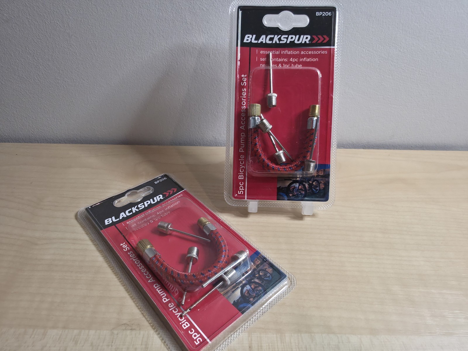 1X 5pcs Bicycle Pump Access. Set Ball Tube Inflation Adapter Set Bicycle Pump - Image 6