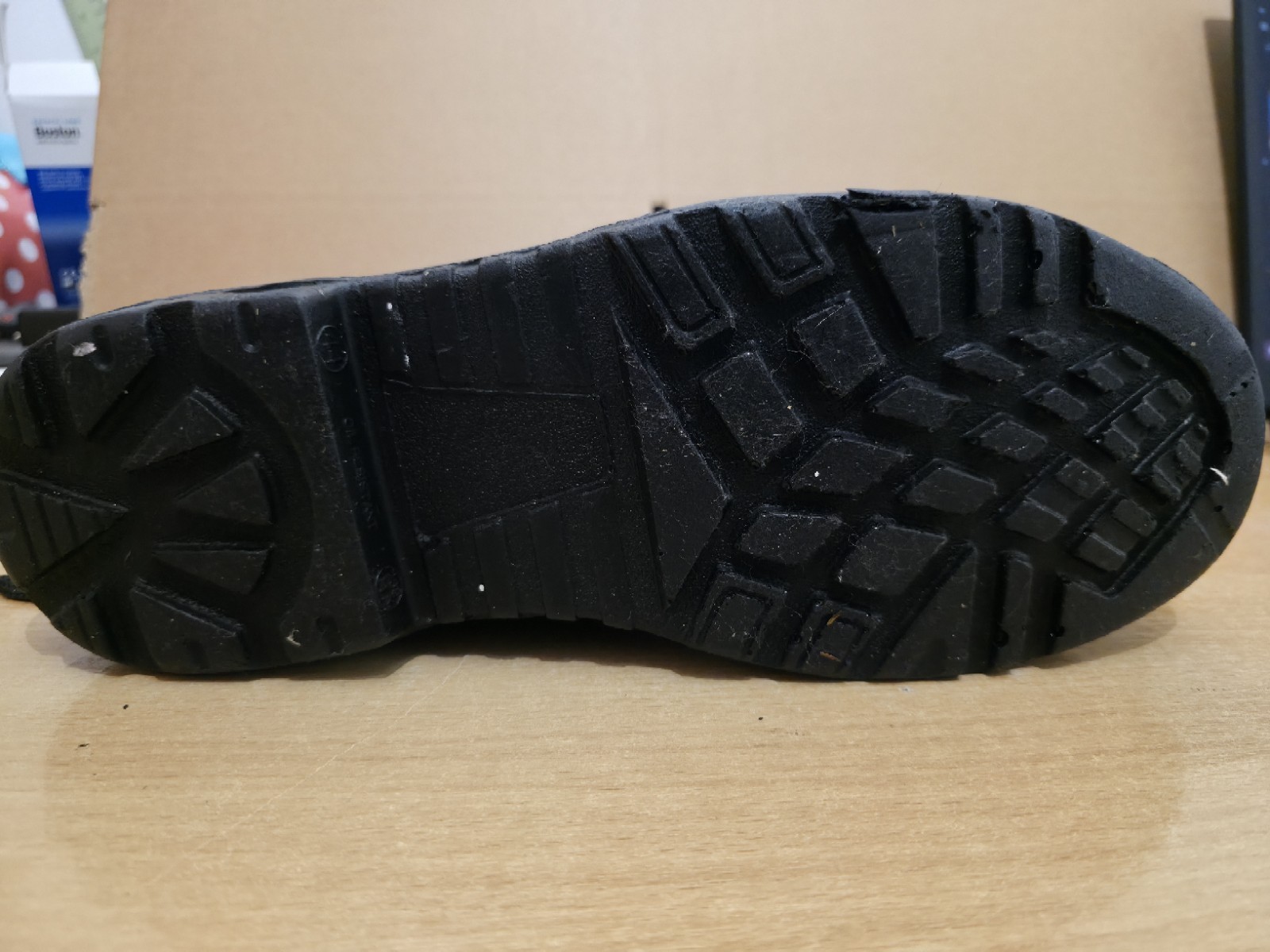 Men's RoeBucks Black Steel Toe Saftey Boots 6 Anti Slip Model Antistatic Size 10 - Image 11