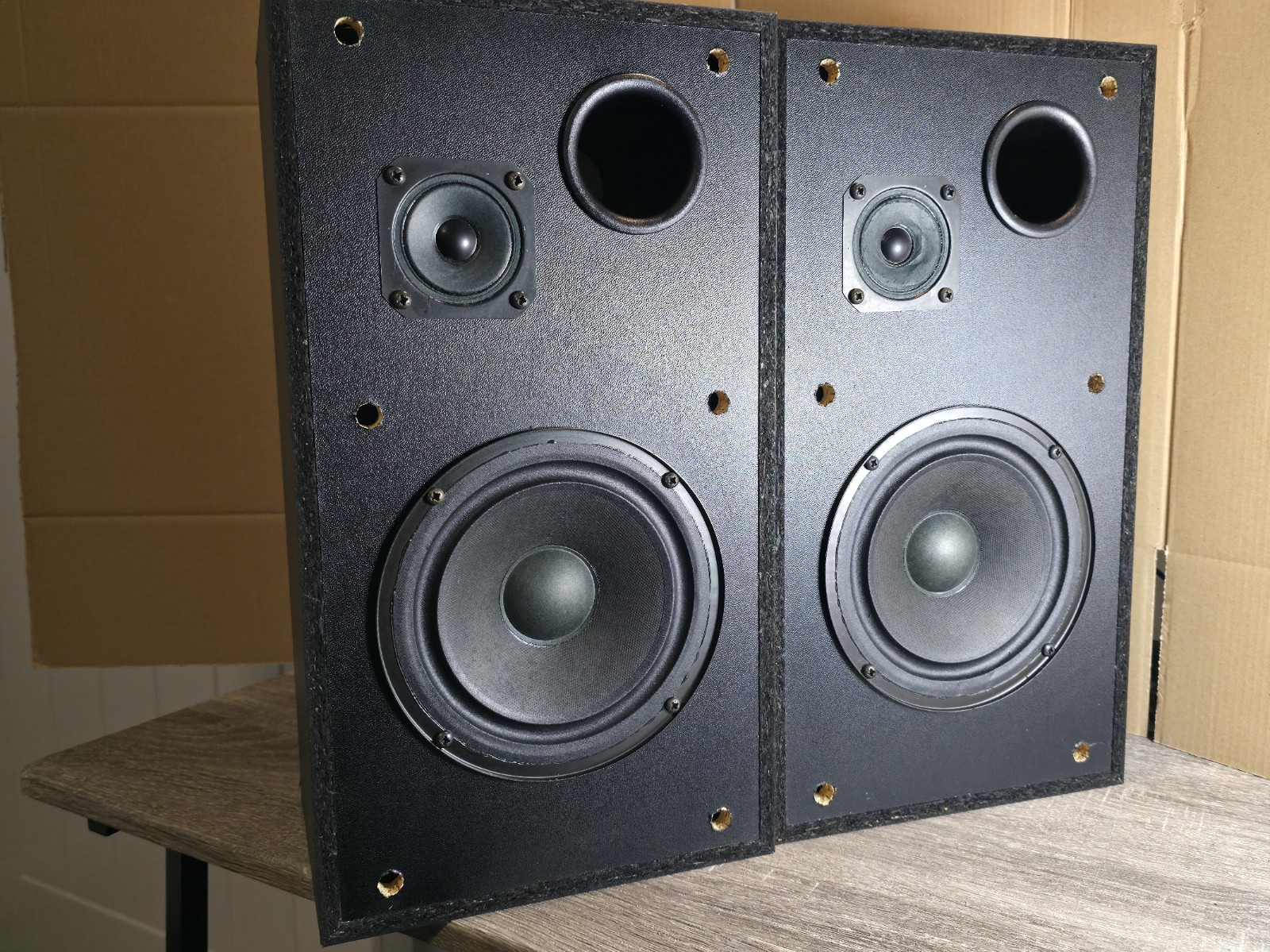 2-Way SONY SS-A300 Retro HiFi Stereo Bookshelf Stereo Speakers Sound System 60W - Image 3