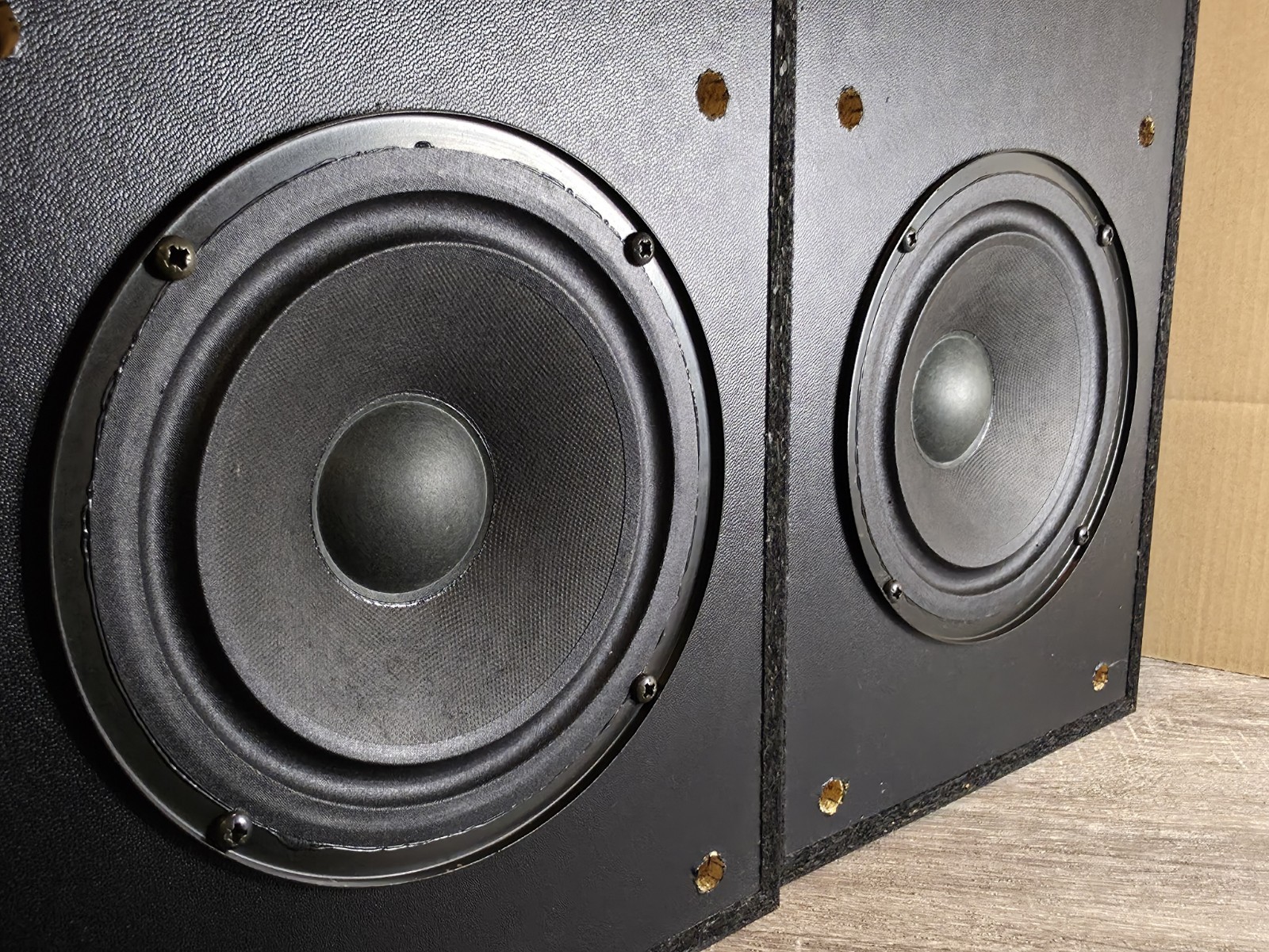 2-Way SONY SS-A300 Retro HiFi Stereo Bookshelf Stereo Speakers Sound System 60W - Image 4