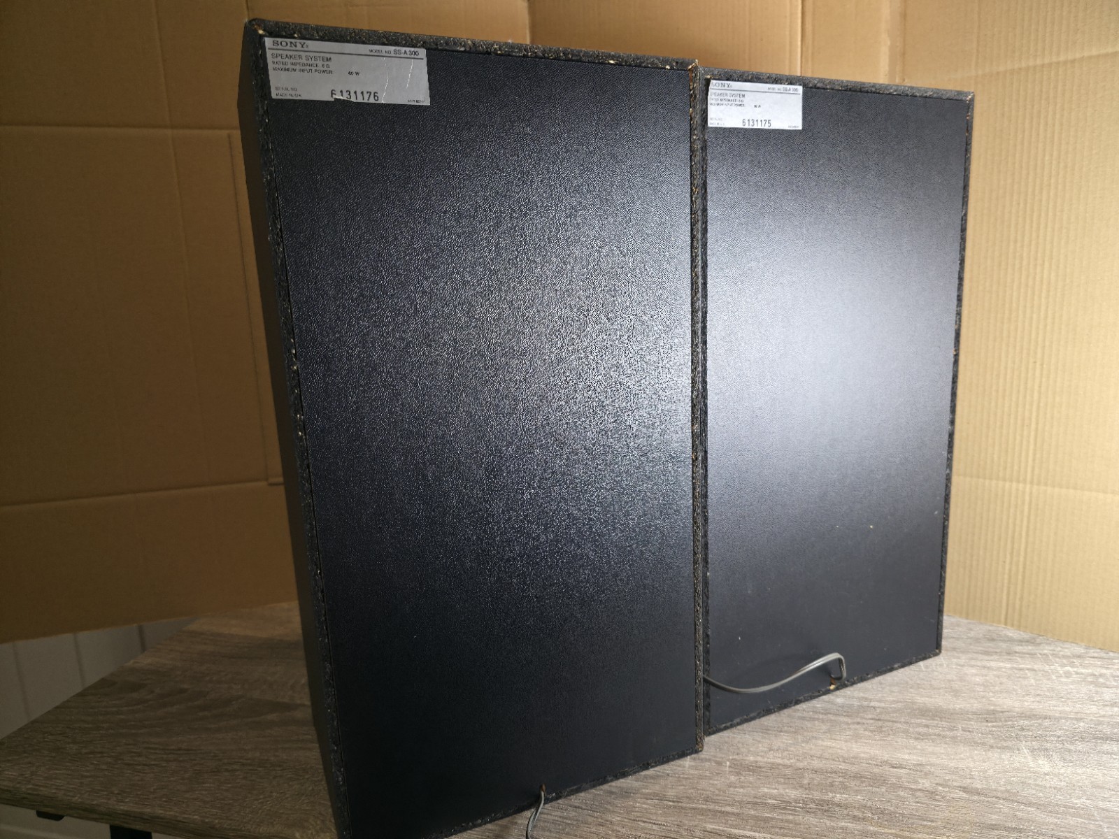 2-Way SONY SS-A300 Retro HiFi Stereo Bookshelf Stereo Speakers Sound System 60W - Image 7