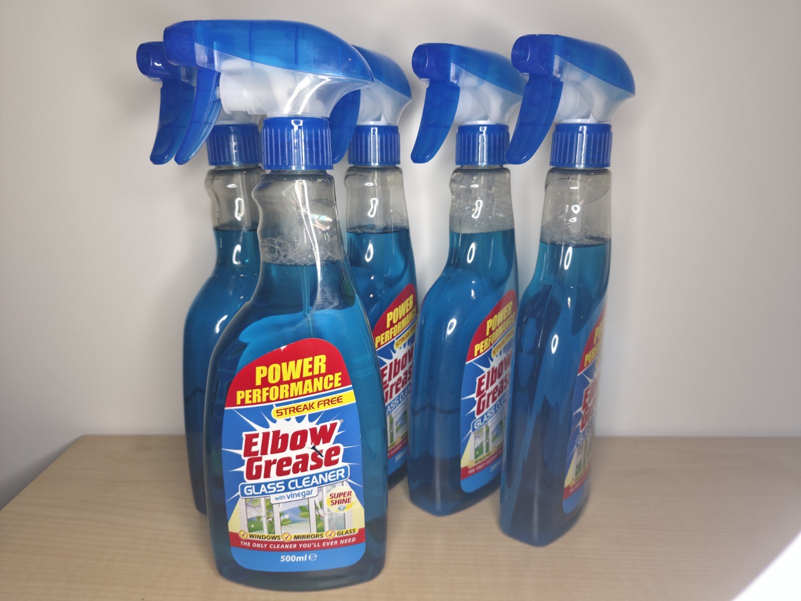 3X Elbow Grease Glass Windows Cleaner + Vinegar Shiner Streak Free All Glasses - Image 5