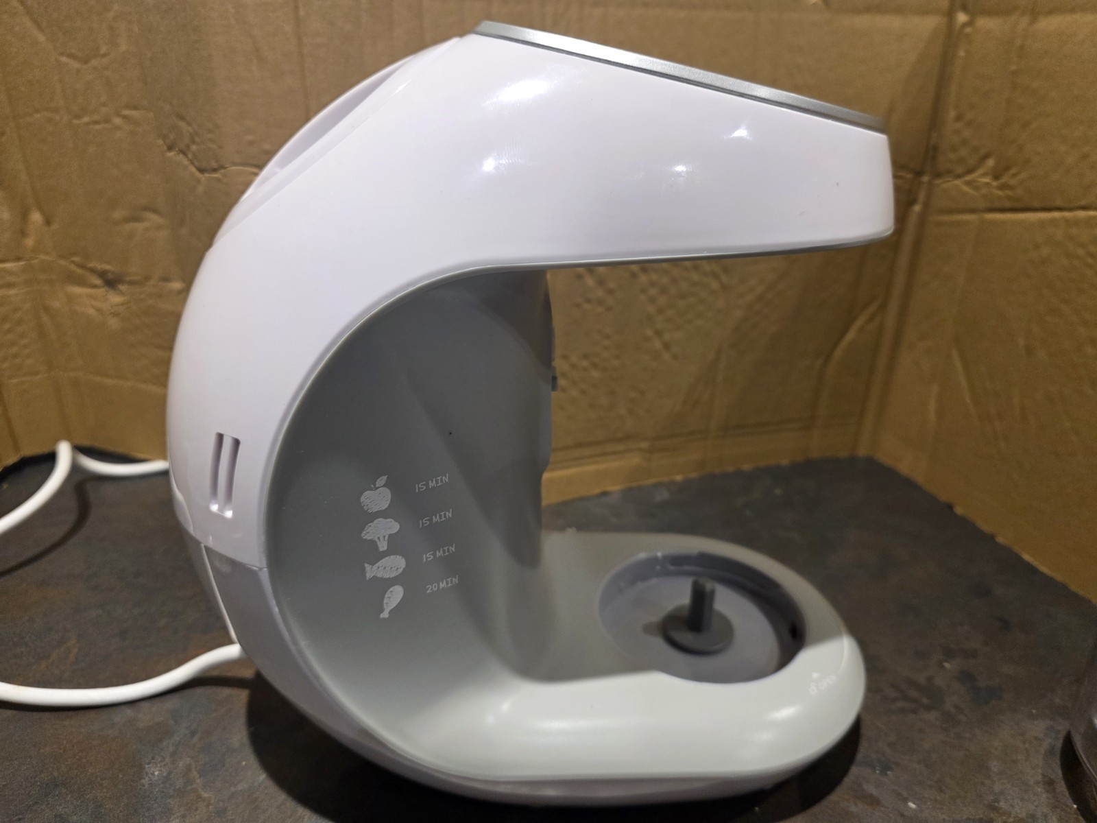 Evla Baby Food Maker Processor Steam & Blend Touch Screen + Accessories White - Image 5