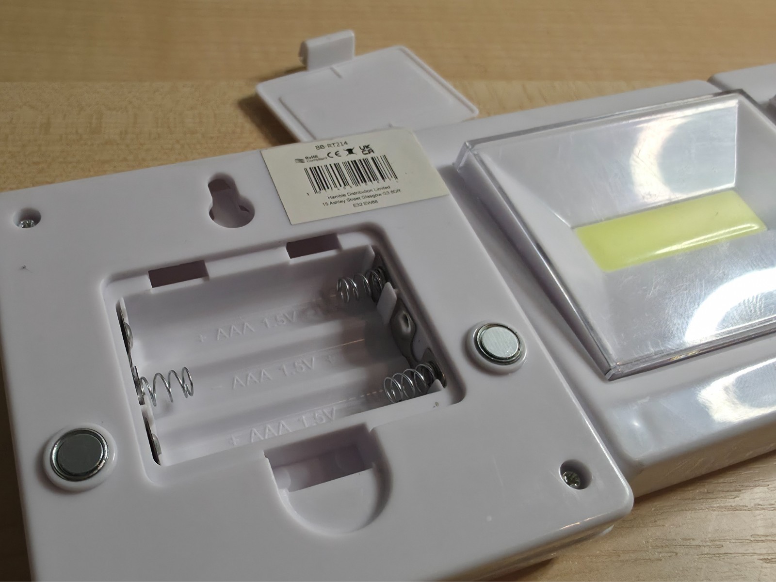 3X LED Lights Battery Push Bright Stick on For Kitchen Cabinet Cupboard Showcase - Image 4